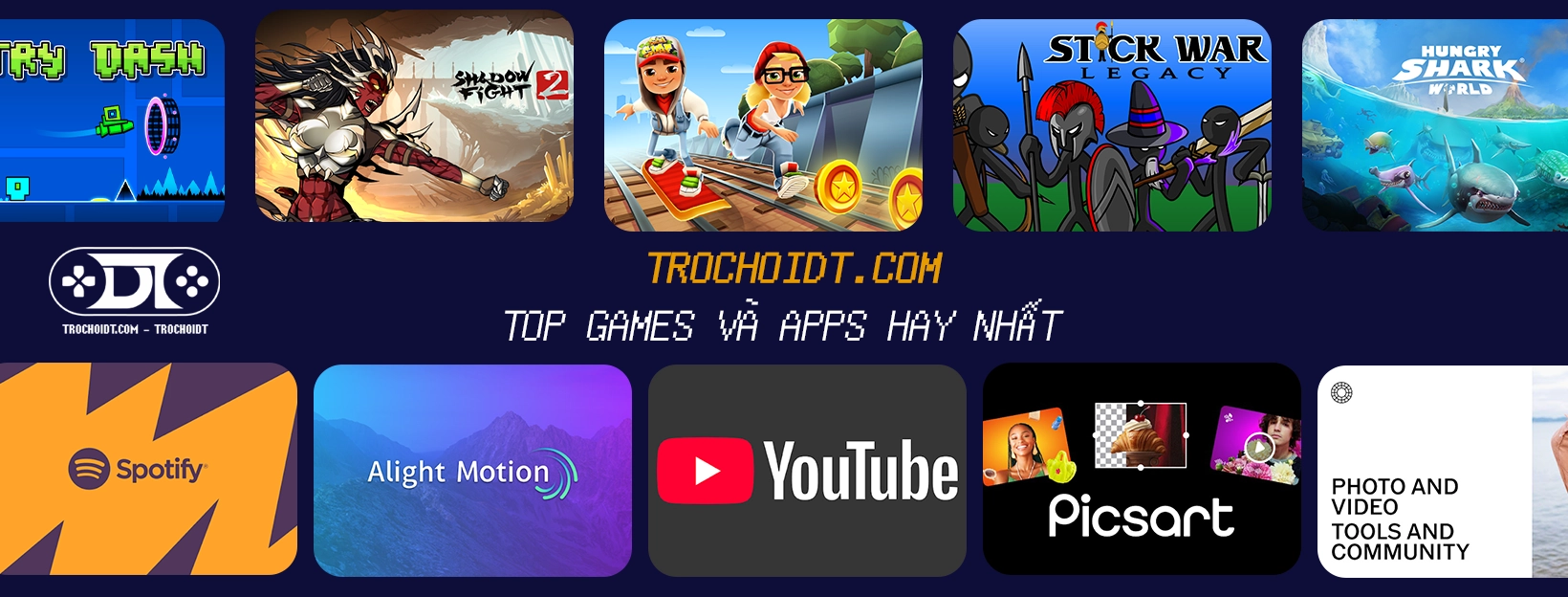 Trò Chơi DT - Game và App mobile an toàn dành cho Android background
