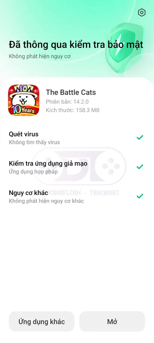 Mở trò chơi Hướng dẫn cài đặt game the battle cats mod apk