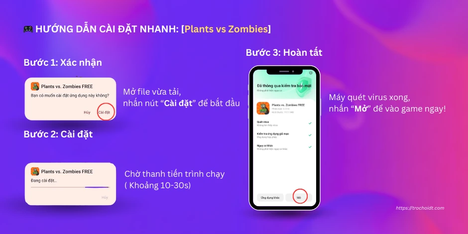 Hướng dẫn cài đặt Plants vs Zombies MOD