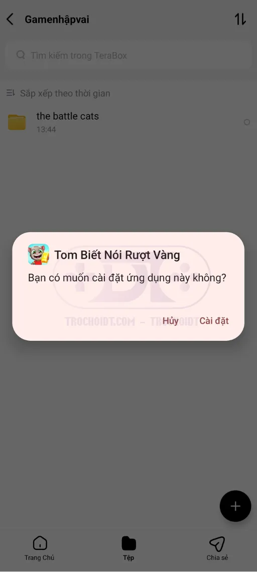 Hướng dẫn cài đặt talking tom gold run