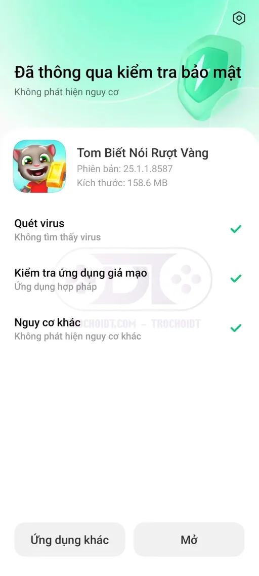 Mở trò chơi talking tom gold run