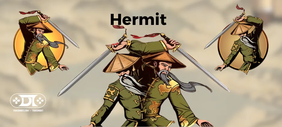 Hermit trong game Shadow Fight 2