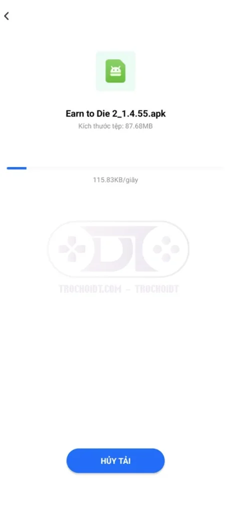 hướng dẫn cài earn to die 2 mod apk