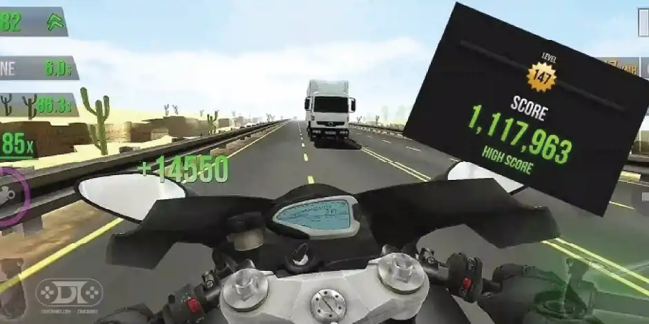 Hướng dẫn thực hiện kỹ thuật wheelie trong Traffic Rider