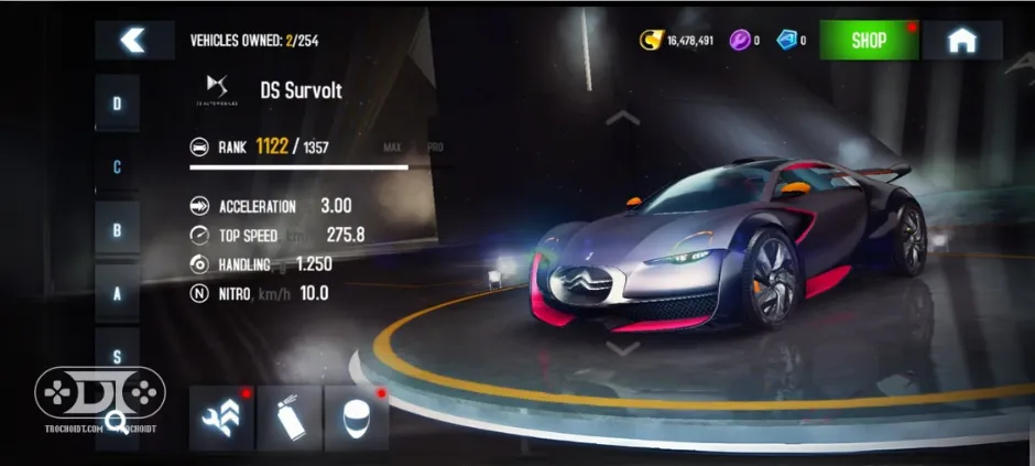 Các Tùy Chỉnh Phổ Biến Asphalt 8