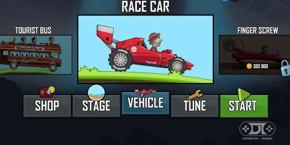 những chiếc xe tốt nhất trong hill climb racing 4