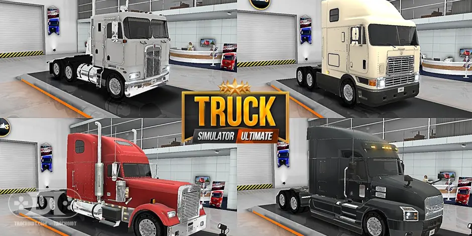 Những chiếc xe tải đắt tiền game Truck Simulator Ultimate