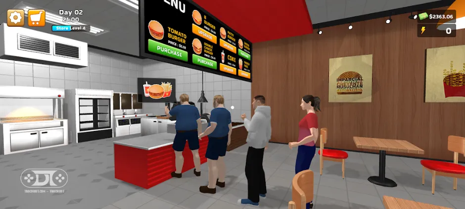 Burger Station Simulator