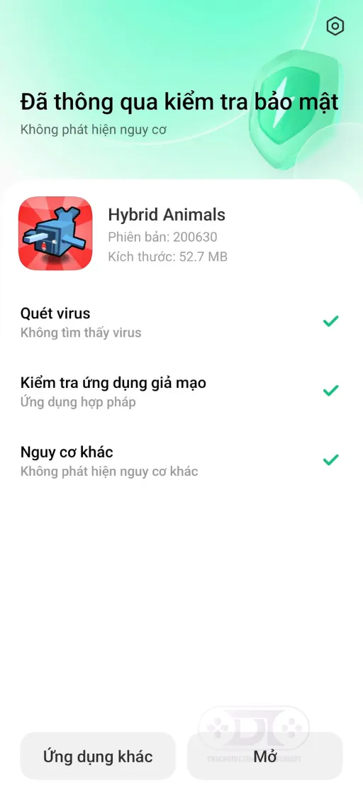 Hướng dẫn cài đặt Hybrid Animals MOD APK