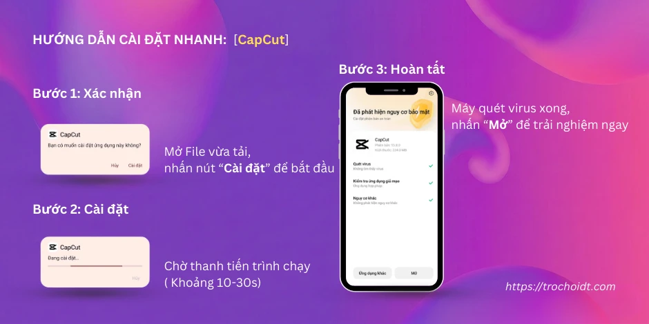 Hướng dẫn tải xuống và cài đặt CapCut APK
